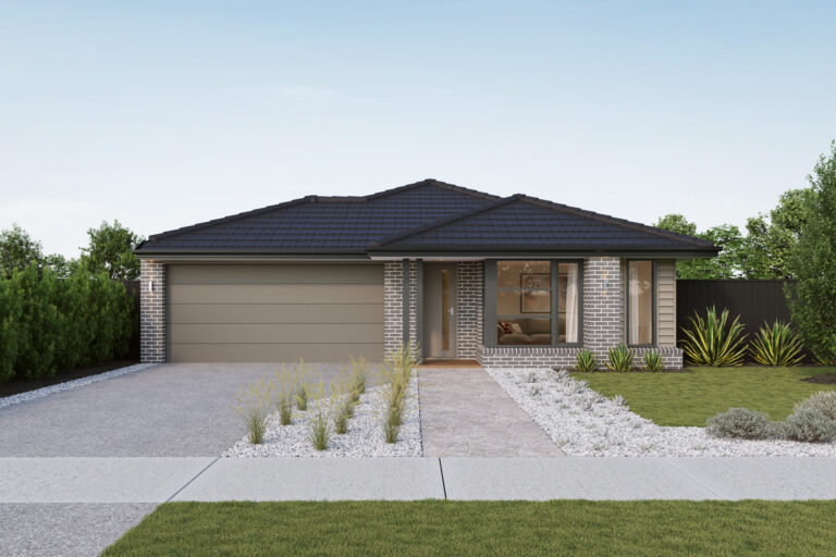 Contemporary single-story house with a dark tiled roof, brick facade, and landscaped front yard, available for sale in Windsor, Victoria.